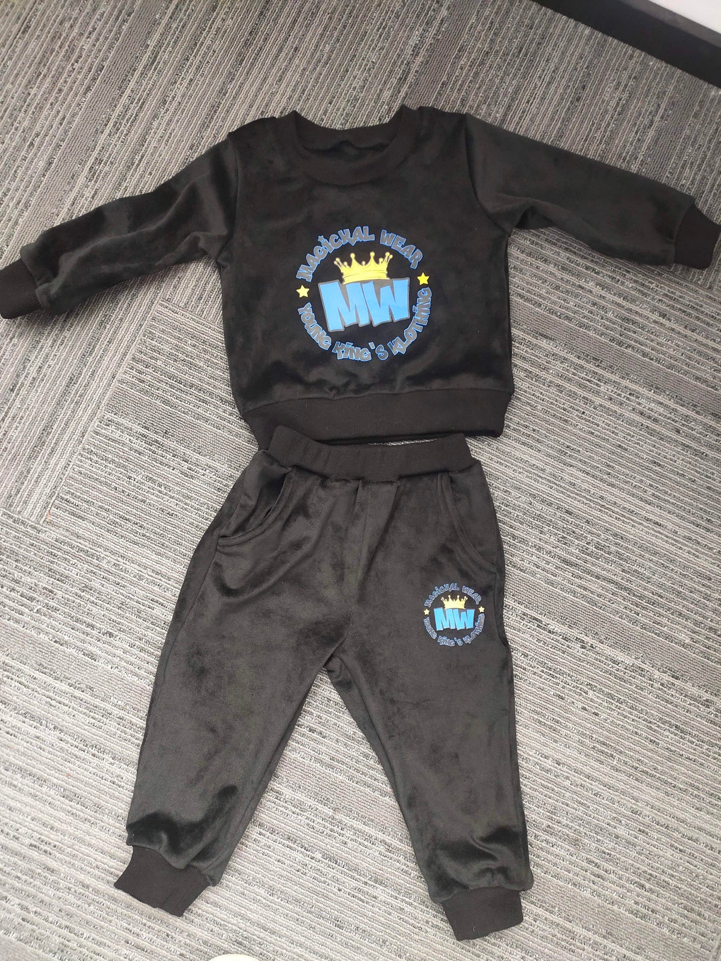 Magickal wear Velvet sweat suit